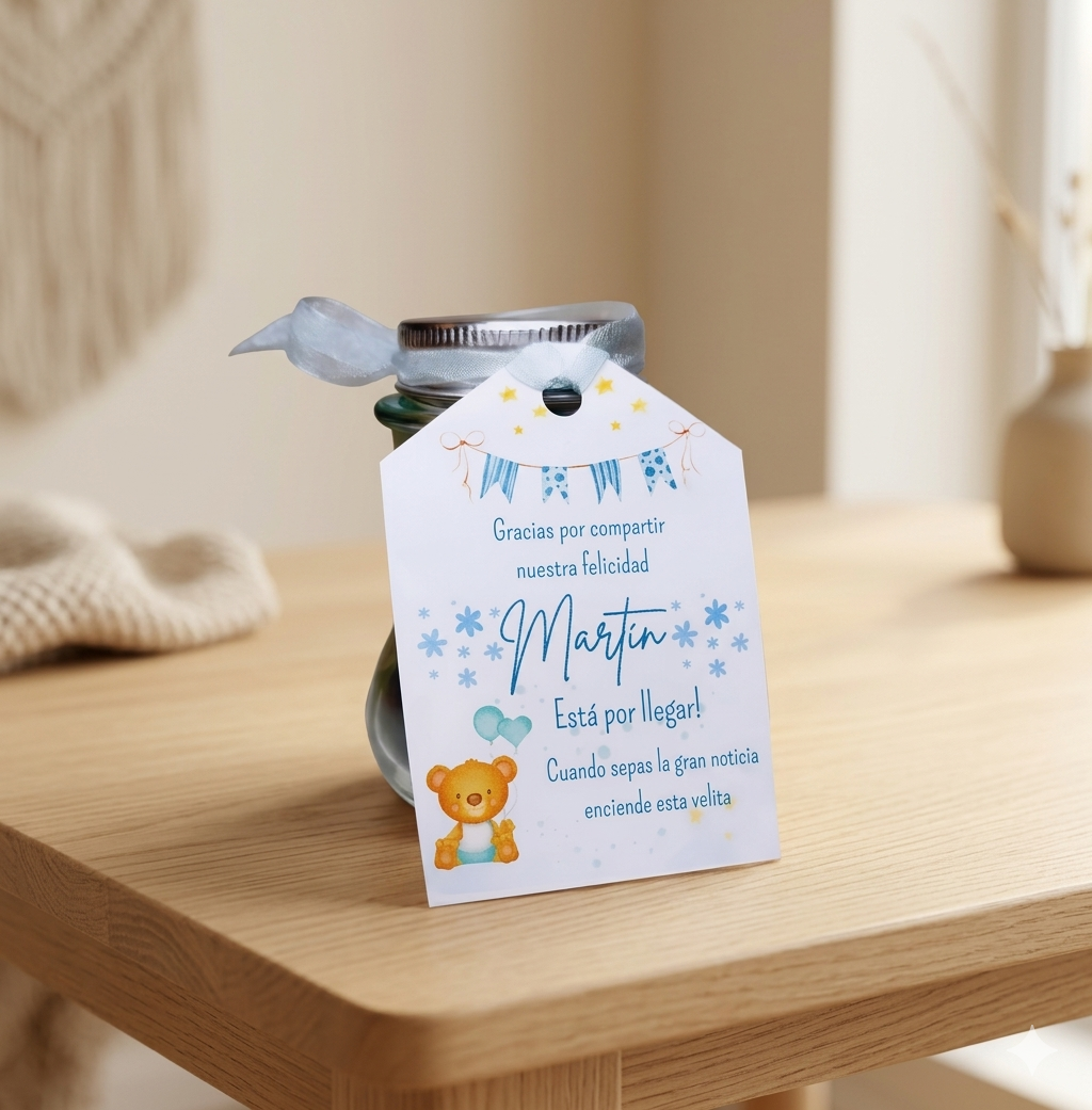 Velas Aromáticas para Baby Shower - imagen 3